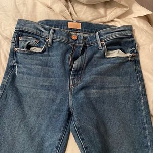 MOTHER weekender fray sz 29. Wash is SIX PACKS ON ME
